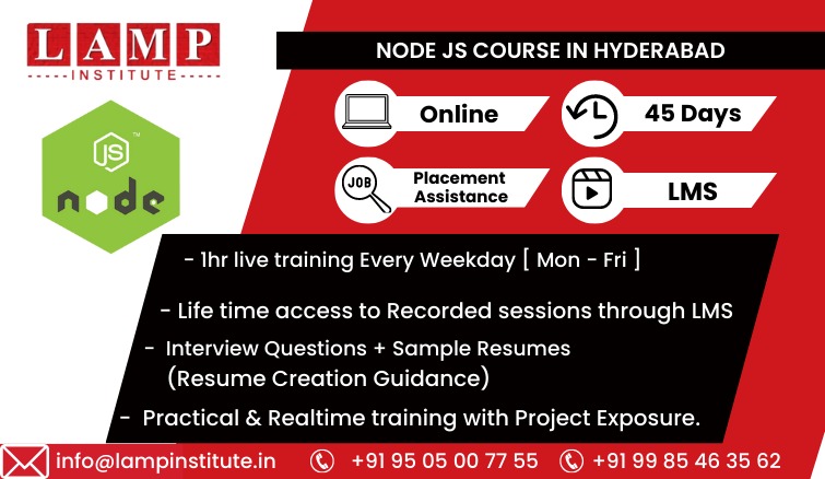 Node js course in Hyderabad