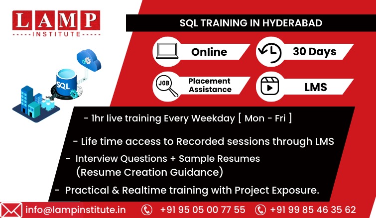 SQL Training in Hyderabad