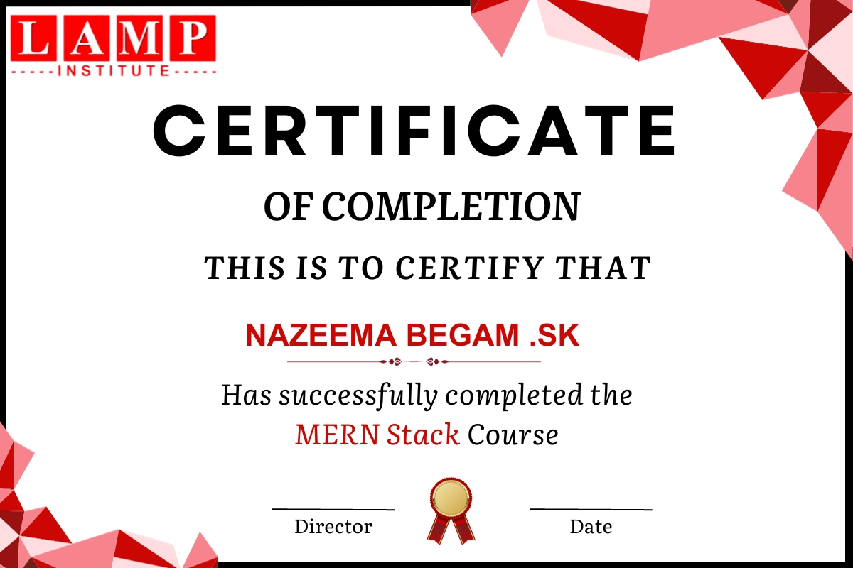 mern stack completion certification